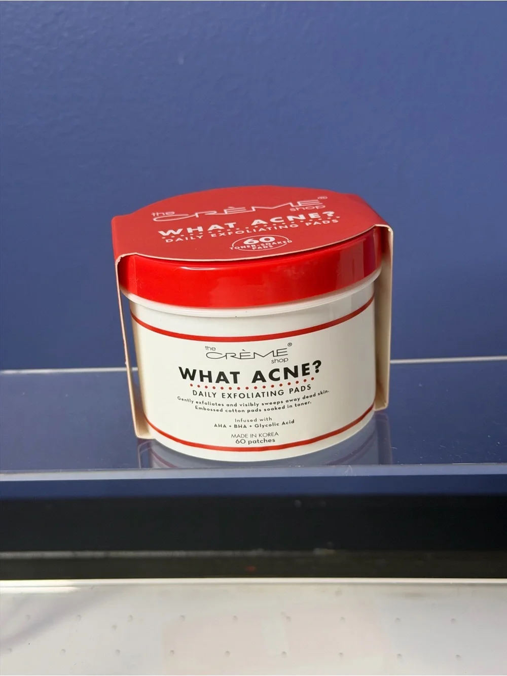 The Crème Shop WHAT ACNE? Daily Exfoliating Pads - Red